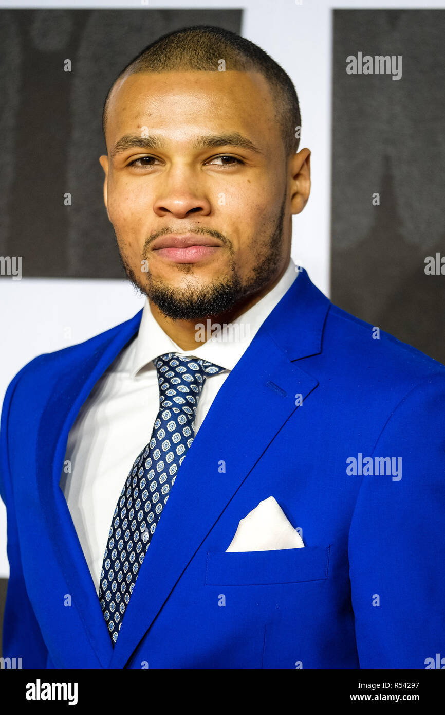 London, Großbritannien. 28. November 2018. Chris Eubank Jr bei der Europäischen Premiere von Assassin's Creed II" am Mittwoch, den 28. November 2018 BFI IMAX, London statt. Im Bild: Chris Eubank jr. Credit: Julie Edwards/Alamy leben Nachrichten Stockfoto