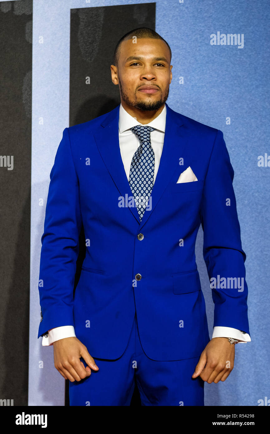 London, Großbritannien. 28. November 2018. Chris Eubank Jr bei der Europäischen Premiere von Assassin's Creed II" am Mittwoch, den 28. November 2018 BFI IMAX, London statt. Im Bild: Chris Eubank jr. Credit: Julie Edwards/Alamy leben Nachrichten Stockfoto