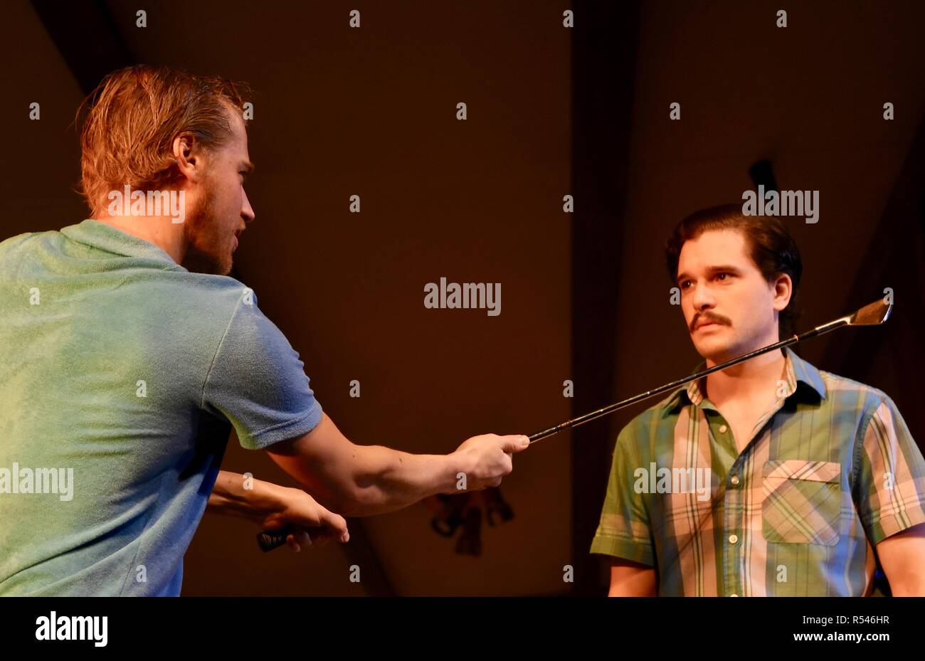 London, Großbritannien. 29. Nov 2018. Johnny Flynn, Kit Harrington, True West Theater Photocall, Vaudeville Theatre, London.UK Credit: michael Melia/Alamy leben Nachrichten Stockfoto