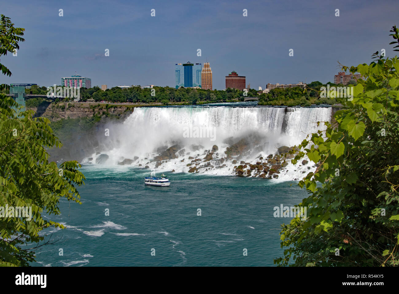 Niagara Falls aus den USA und Kanada Stockfoto