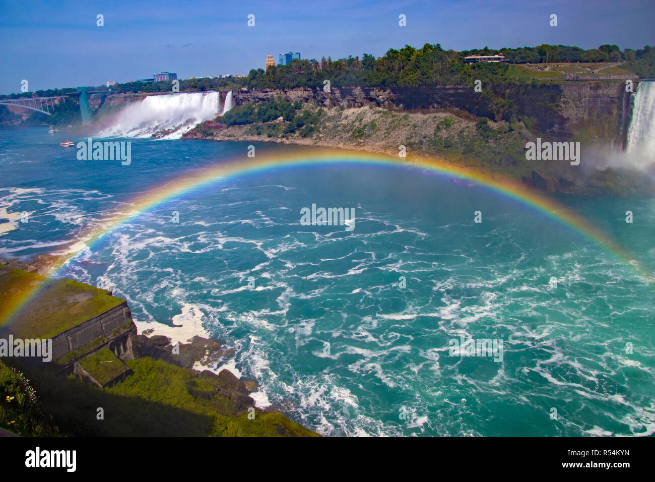 Niagara Falls aus den USA und Kanada Stockfoto