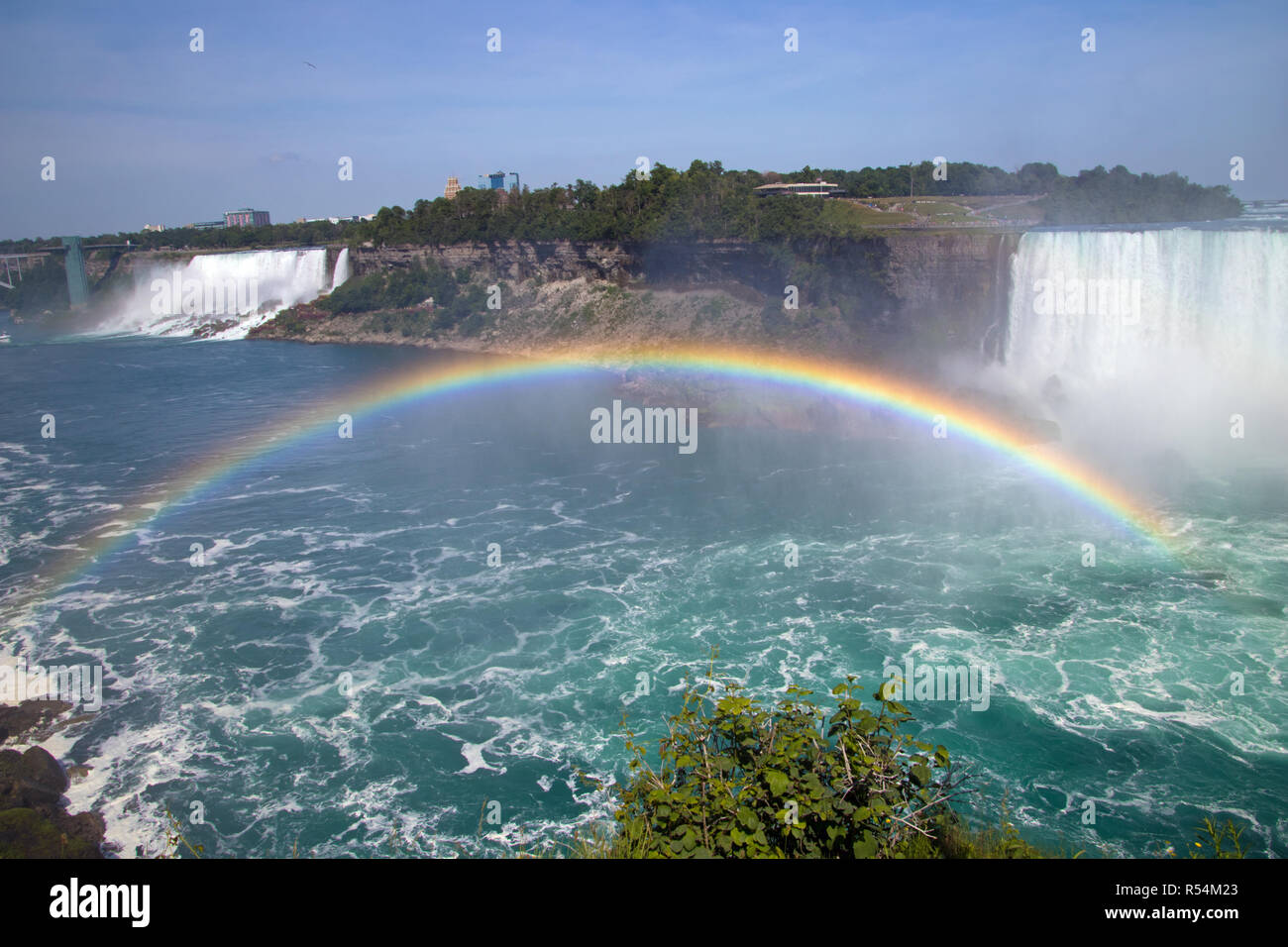 Niagara Falls aus den USA und Kanada Stockfoto