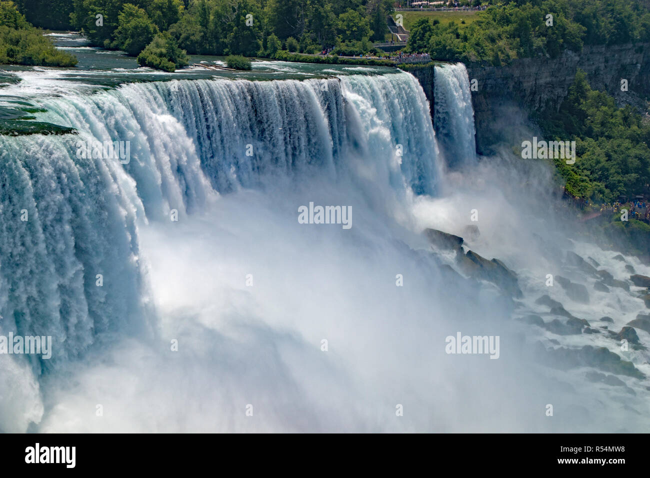 Niagara Falls aus den USA und Kanada Stockfoto