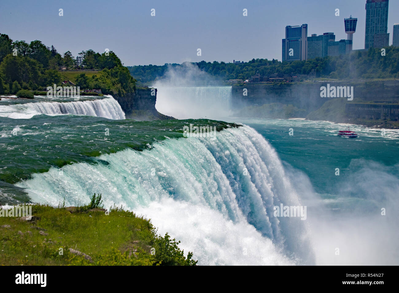 Niagara Falls aus den USA und Kanada Stockfoto
