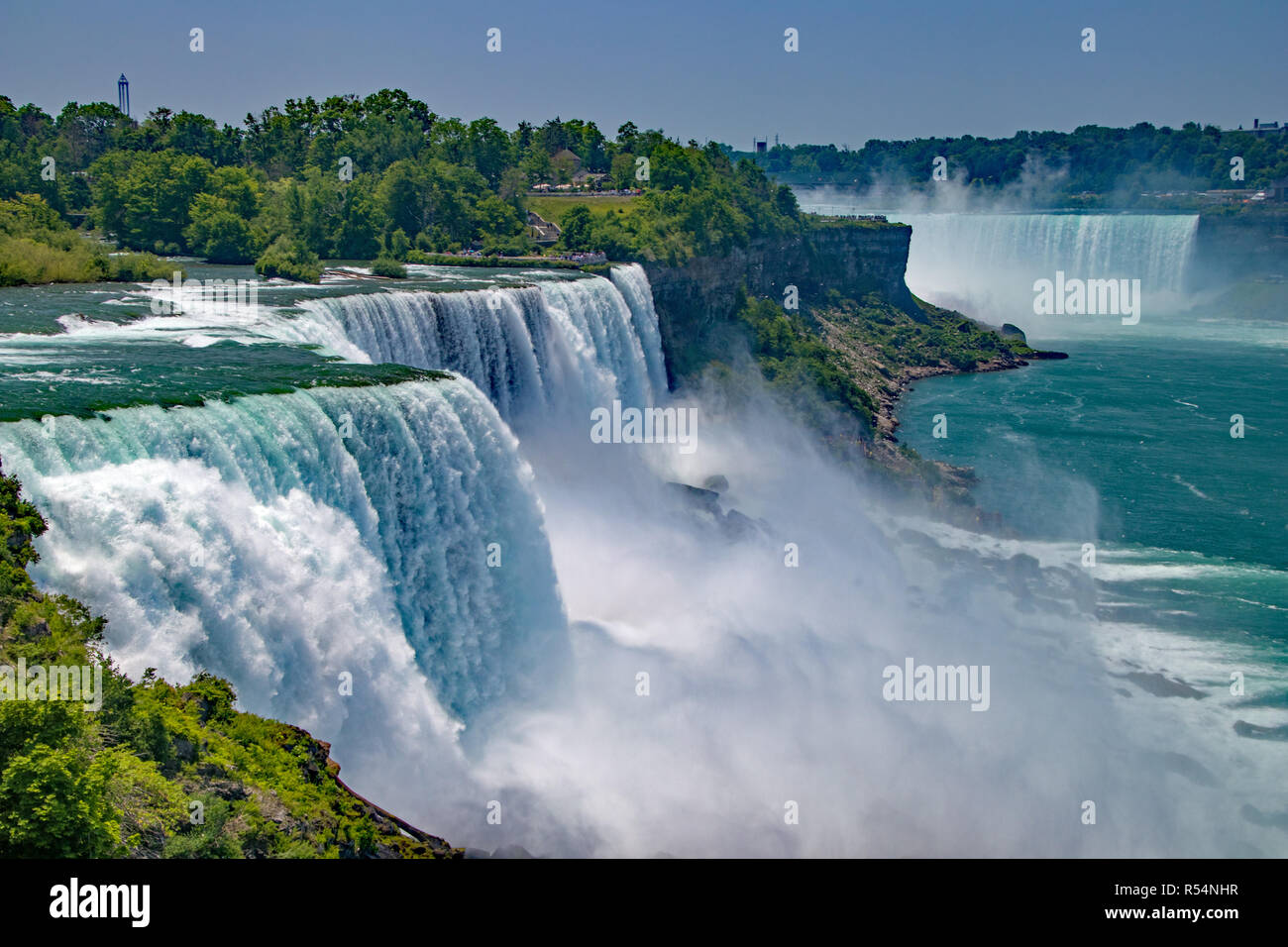 Niagara Falls aus den USA und Kanada Stockfoto