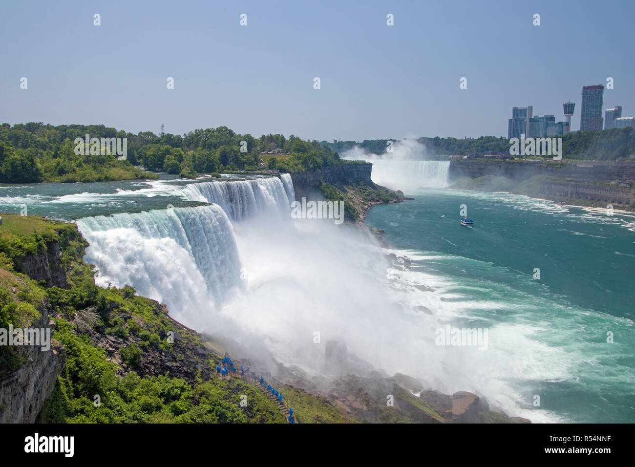 Niagara Falls aus den USA und Kanada Stockfoto