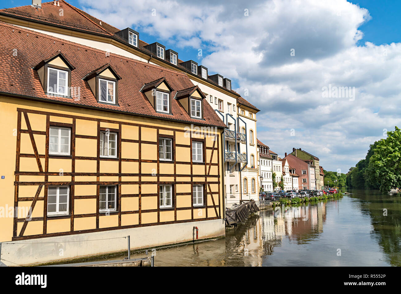 Historische Stadt Bamberg, Freistaat Bayern, Deutschland Stockfoto