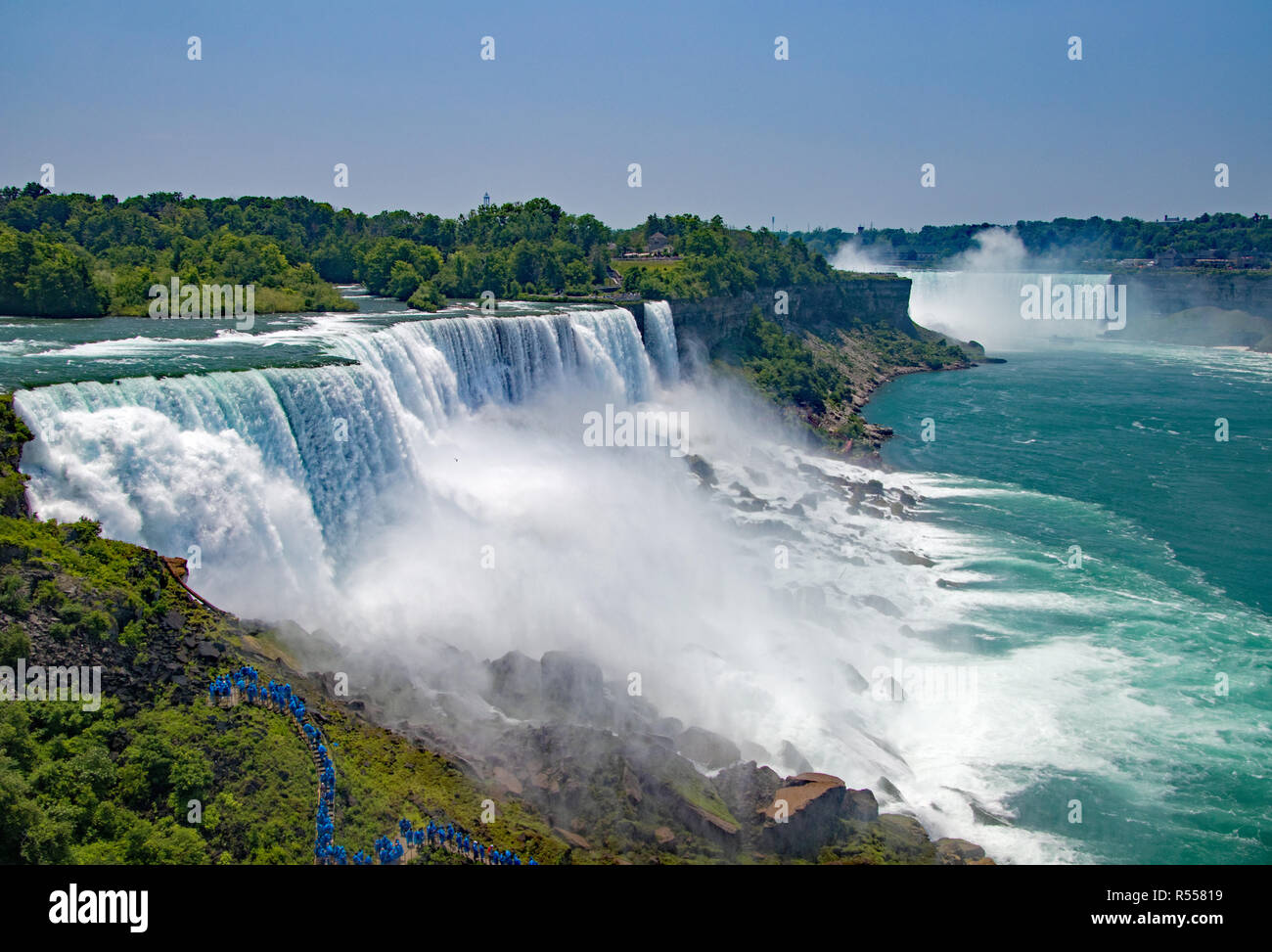 Niagara Falls aus den USA und Kanada Stockfoto