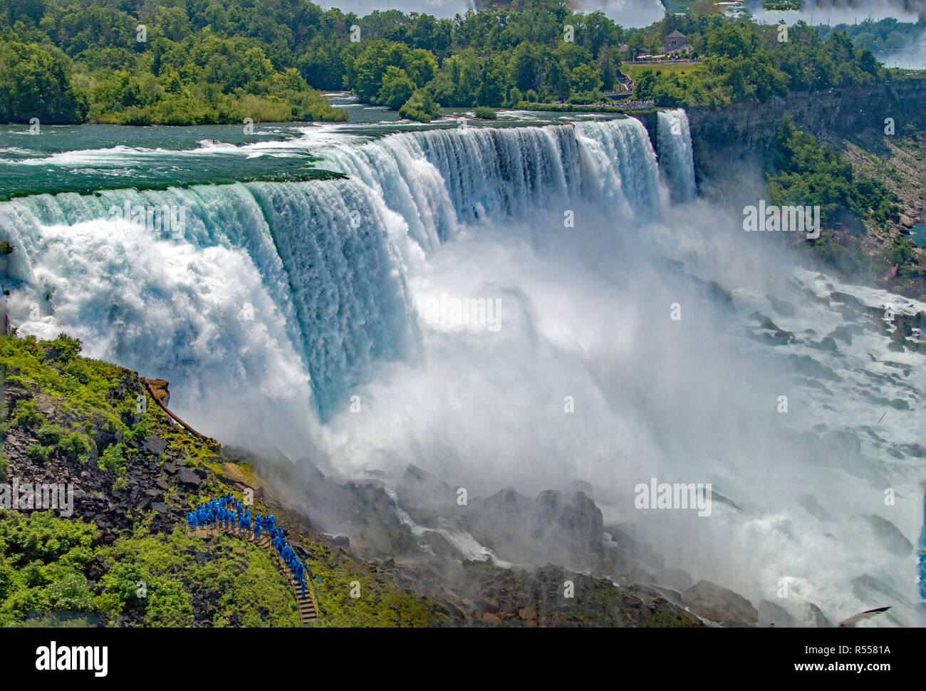 Niagara Falls aus den USA und Kanada Stockfoto