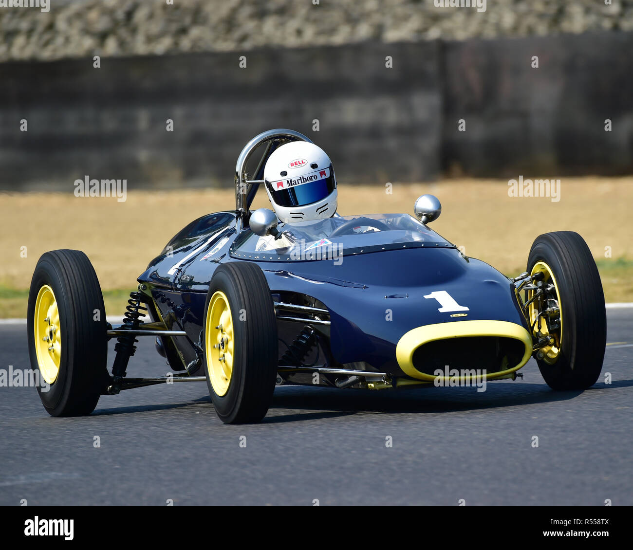 Peter de la Roche, Lola Mk3, FJHRA, historische Formel Junior, HSCC Legenden von Brands Hatch Super Prix, Juni - Juli 2018, 2018, Autosport, Brands Hatch, Stockfoto