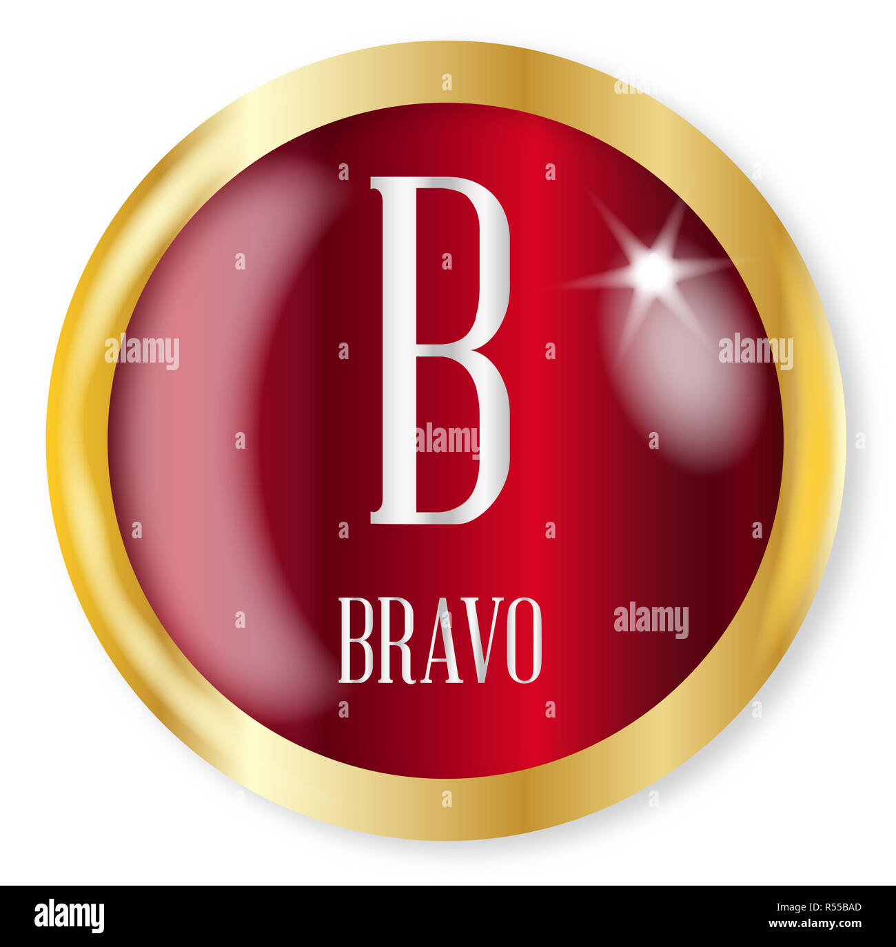 B für Bravo Stockfoto