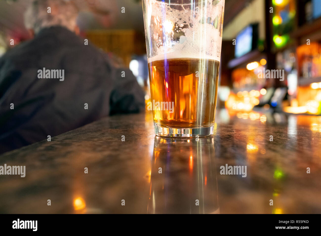 MT 00239-00 ... MONTANA - Bier in der Blauen Gans Taverne in Gardner. Stockfoto