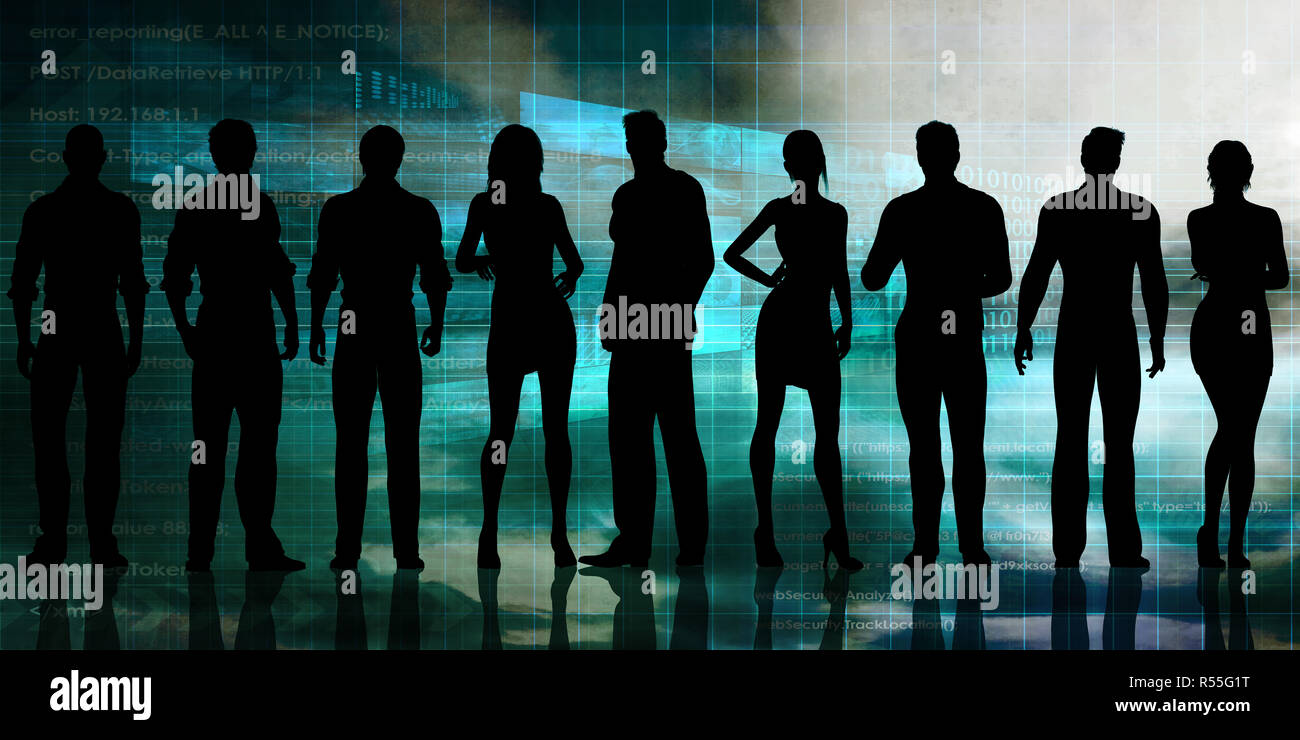 Führungskräfte in Unternehmen Stockfoto