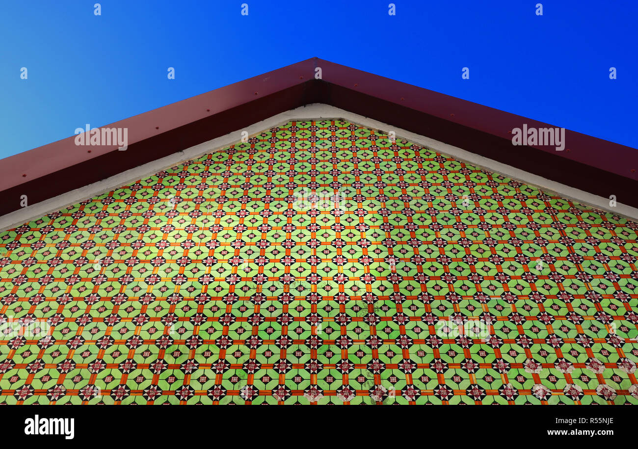 Ein einfaches Bild mit der Darstellung der Seite eines Hauses in Porto, Portugal € ™ s zweite Stadt. Stockfoto