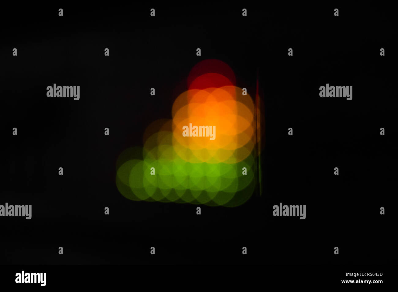 Verschwommen equalizer Bars - Abstrakt bunte Punkte Stockfoto