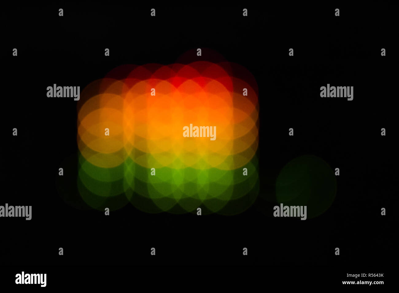 Verschwommen equalizer Bars - Abstrakt bunte Punkte Stockfoto