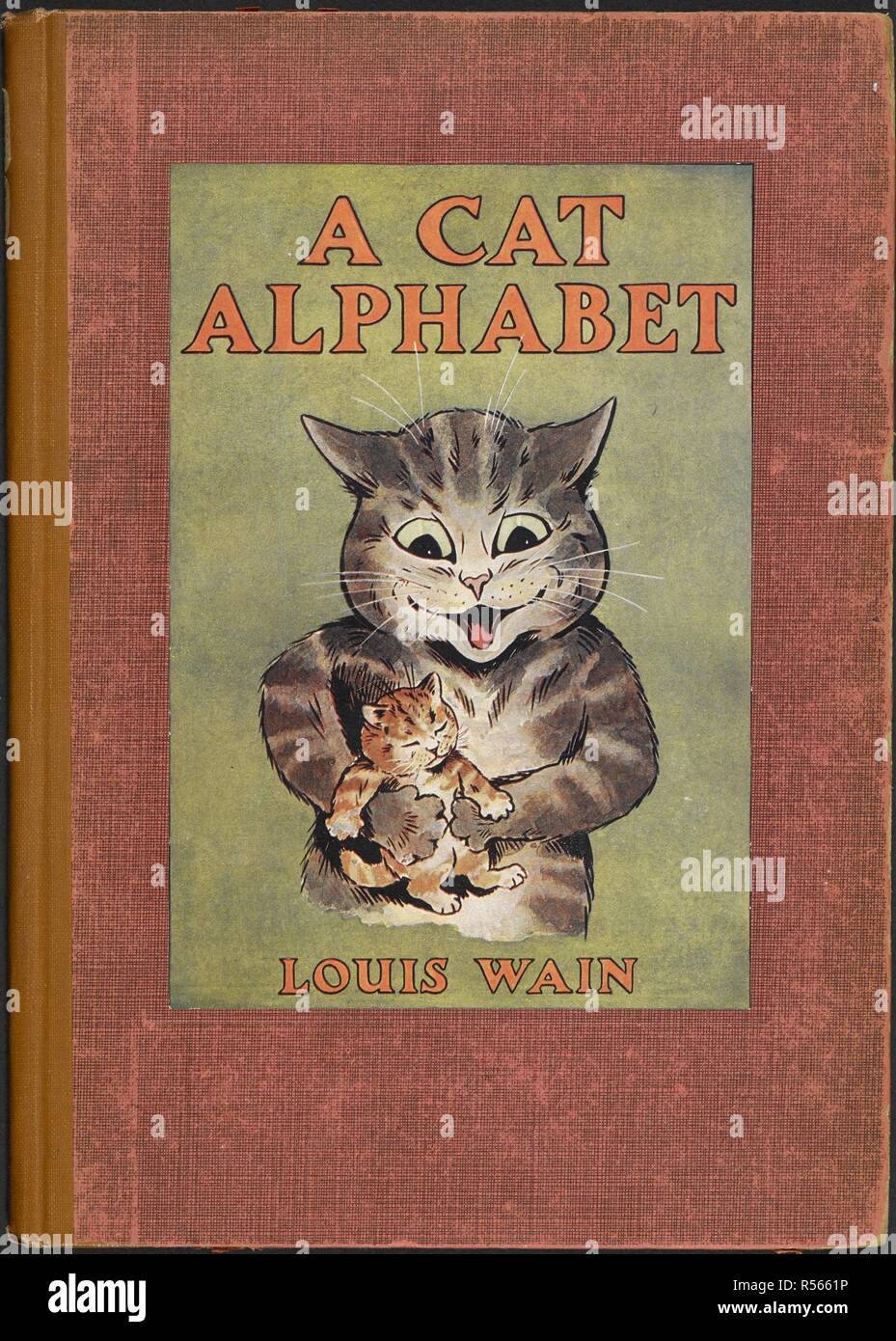 Eine Katze Eine Katze. Eine Katze Alphabet und Bilderbuch für Little Folk. Mit Ill. von Louis Wain. London: Blackie & Sohn, [1914]. Quelle: 11650.h.69 vordere Abdeckung. Stockfoto