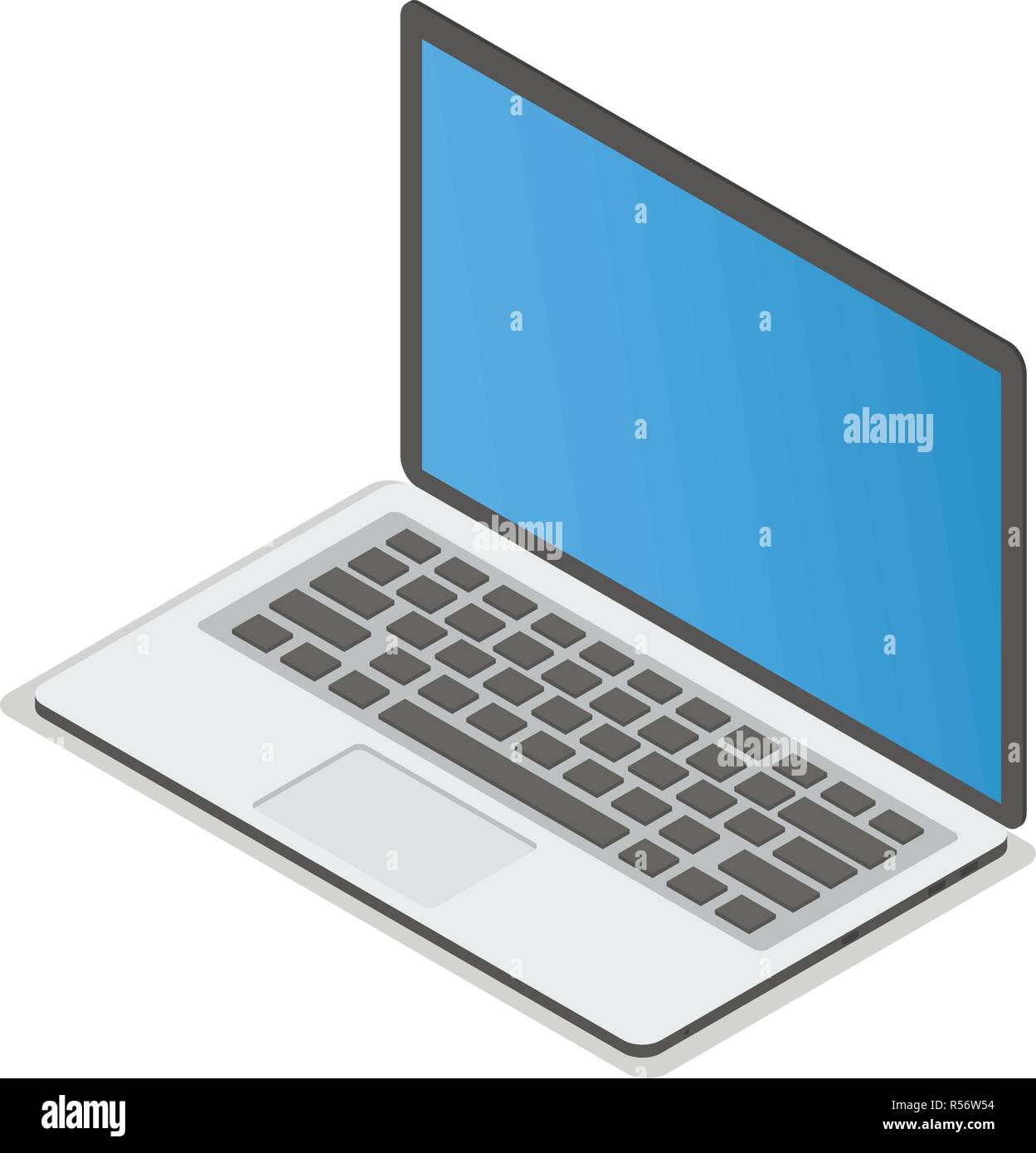 Persönlichen laptop Symbol gesetzt. Isometrische Satz von persönlichen Laptop Vector Icons für Web Design auf weißem Hintergrund Stock Vektor