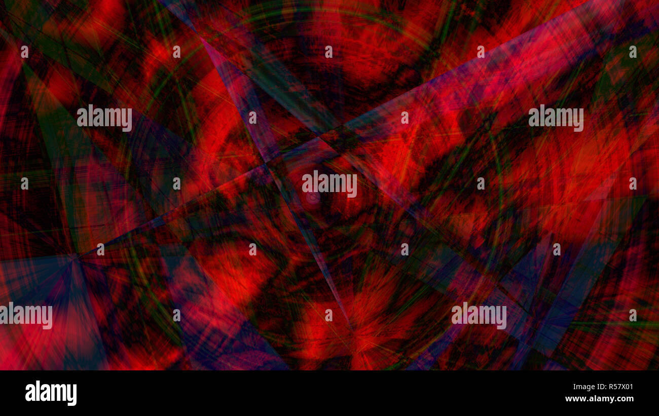 Abstrakte Digitale Hintergrund aus der psychedelischen Kunst Stockfoto