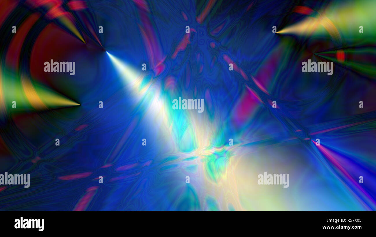 Abstrakte Digitale Hintergrund aus der psychedelischen Kunst Stockfoto