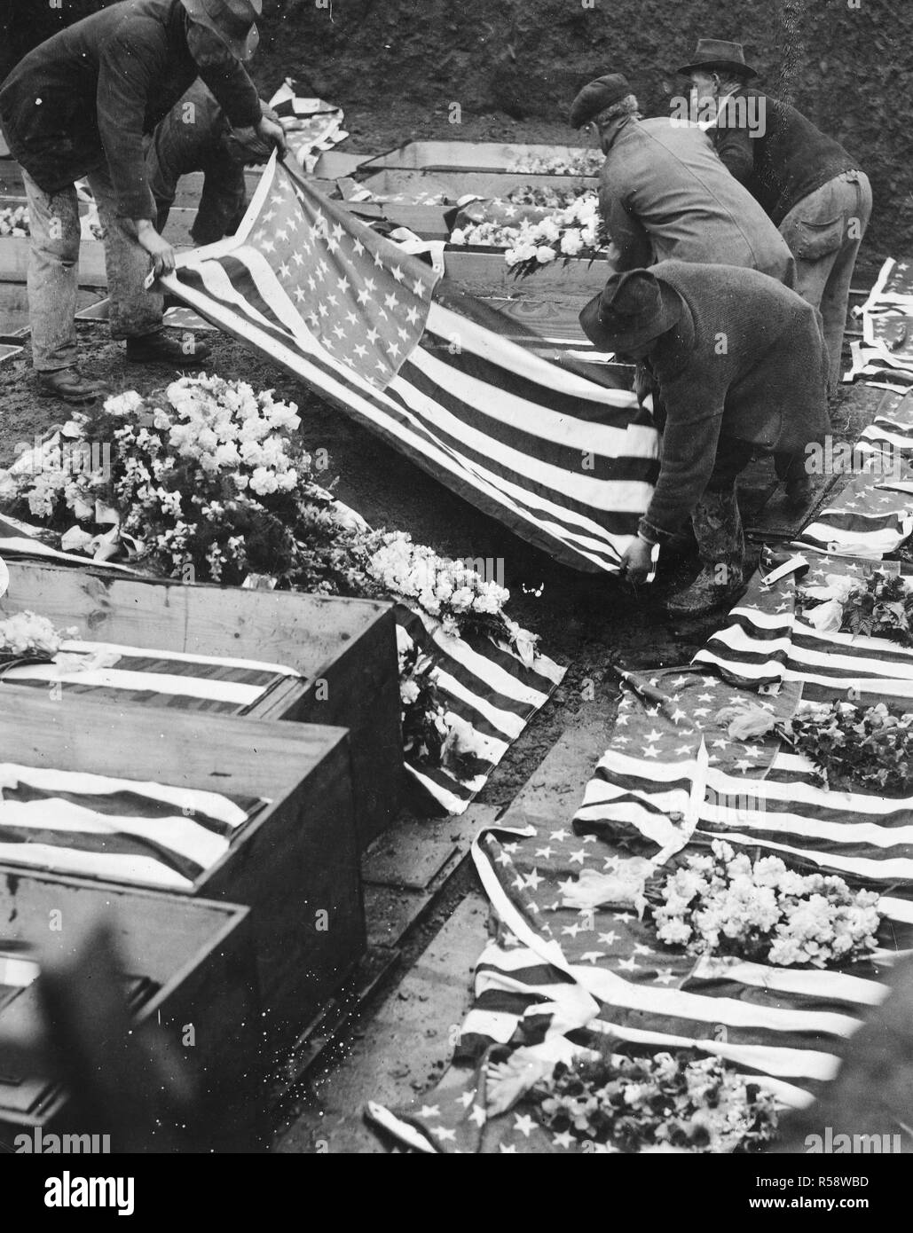 April 13, 1918 Zerstörung durch feindliche in USvergraben, die nicht