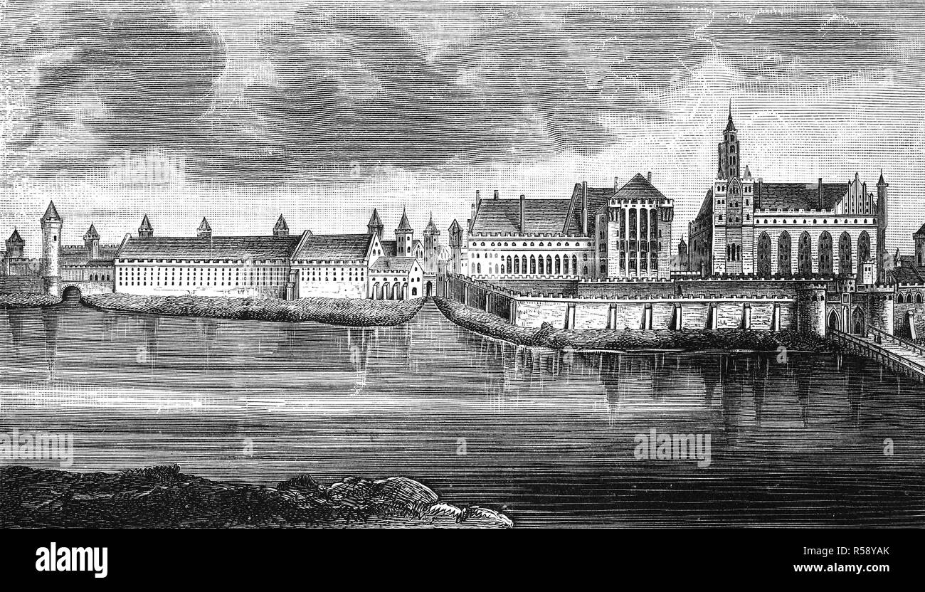 Deutscher orden burg marienburg SchwarzweißStockfotos und bilder Alamy