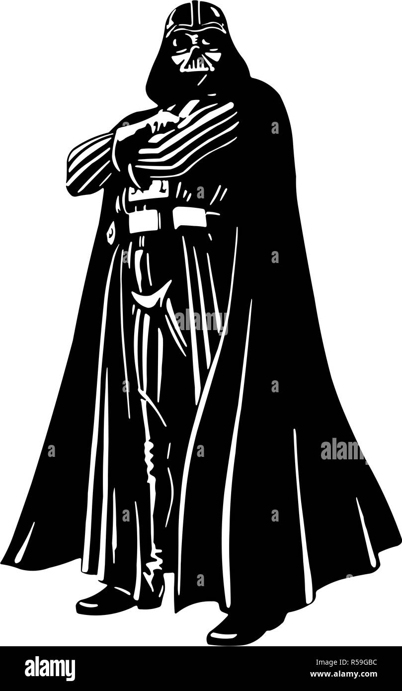 Darth Vader Star Wars illustration Stockfoto