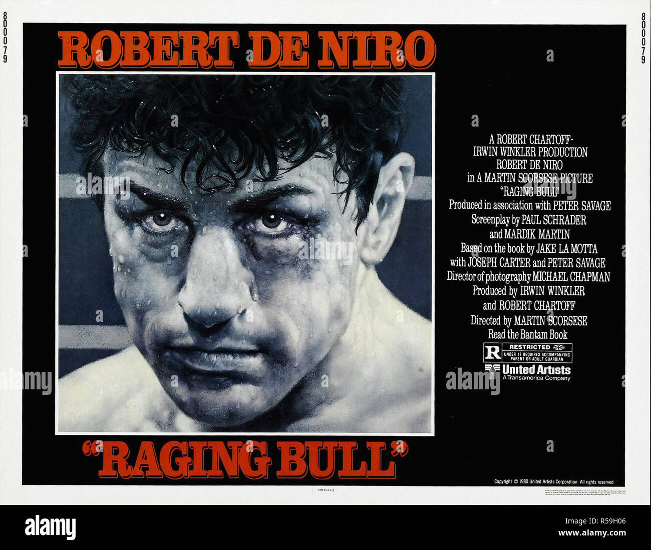 Wie Ein Wilder Stier Film Poster Stockfotografie Alamy