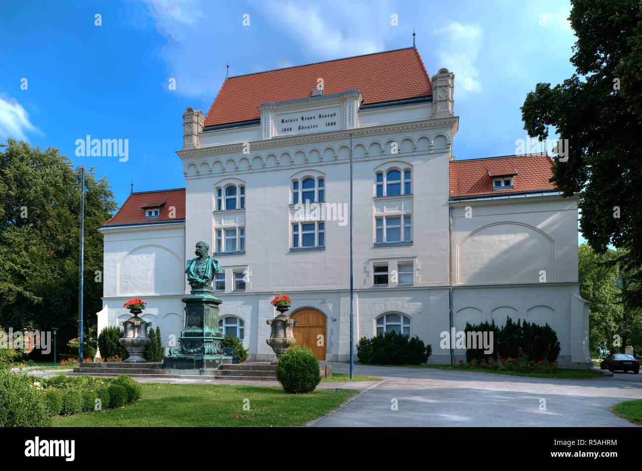 Niederösterreich, Berndorf, Arbeitertheater, 1899 - Niederösterreich, Berndorf, Theater, 1899 Stockfoto