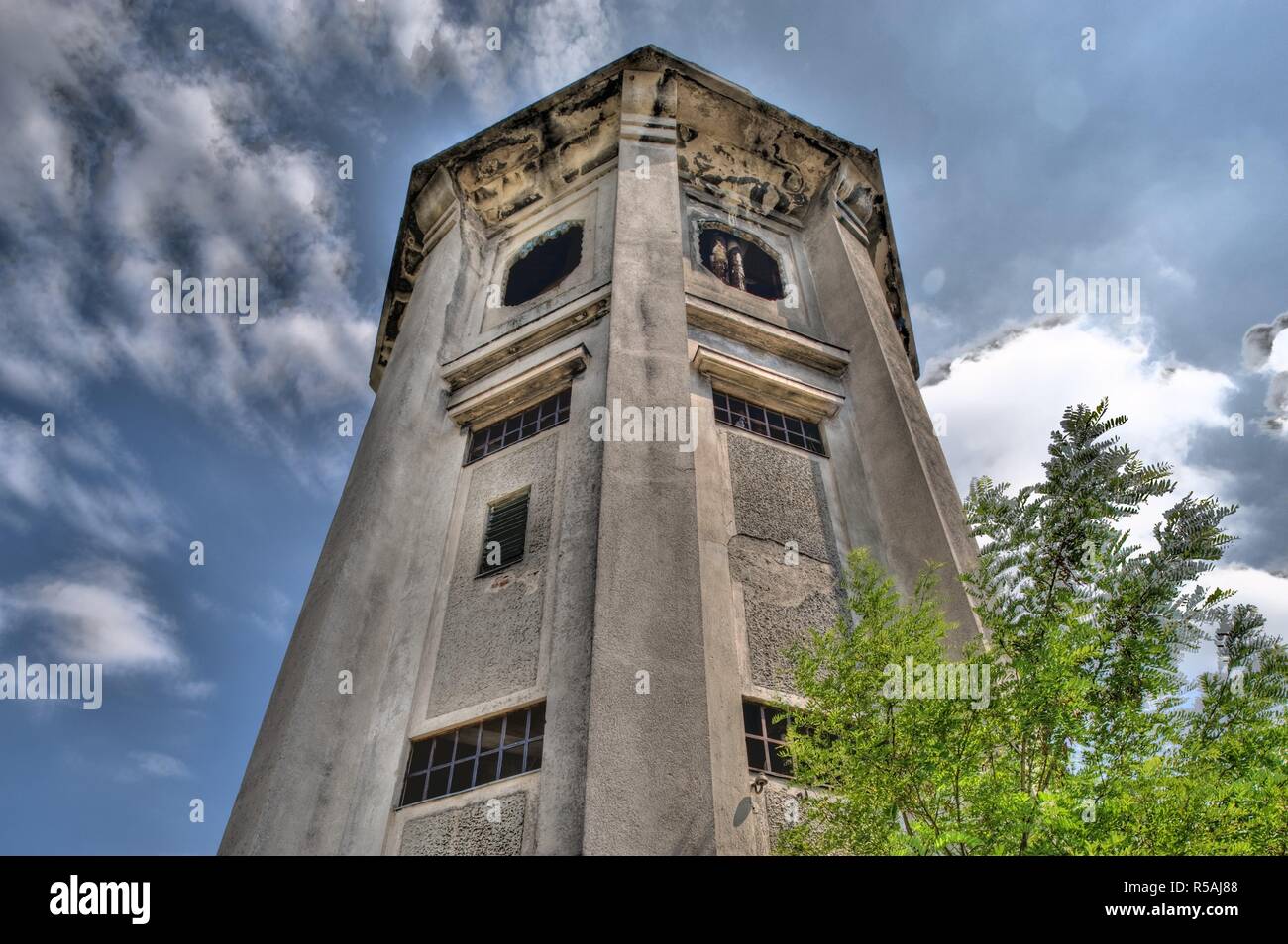 Niederösterreich, Berndorf, Wasserturm - Niederösterreich, Berndorf, Wasserturm Stockfoto