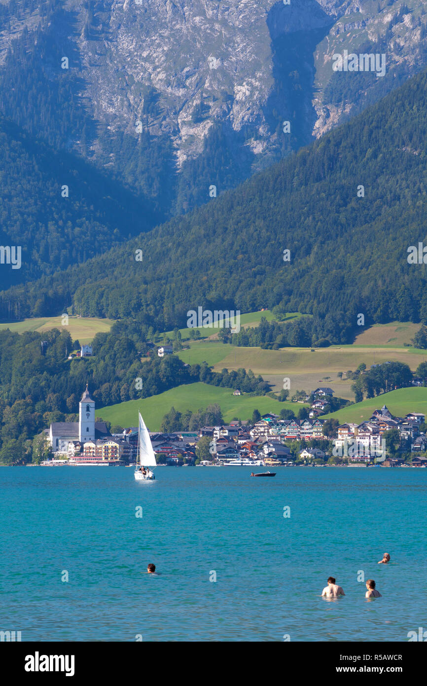 St. Wolfgang, Wolfgangsee, Flachgau, Oberösterreich, Österreich Stockfoto