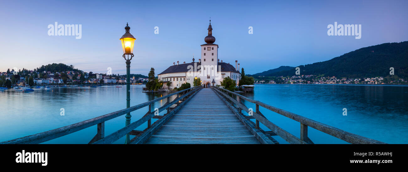 Schloss Ort am Traunsee, Gmunden, Salzkammergut, Oberösterreich, Österreich Stockfoto