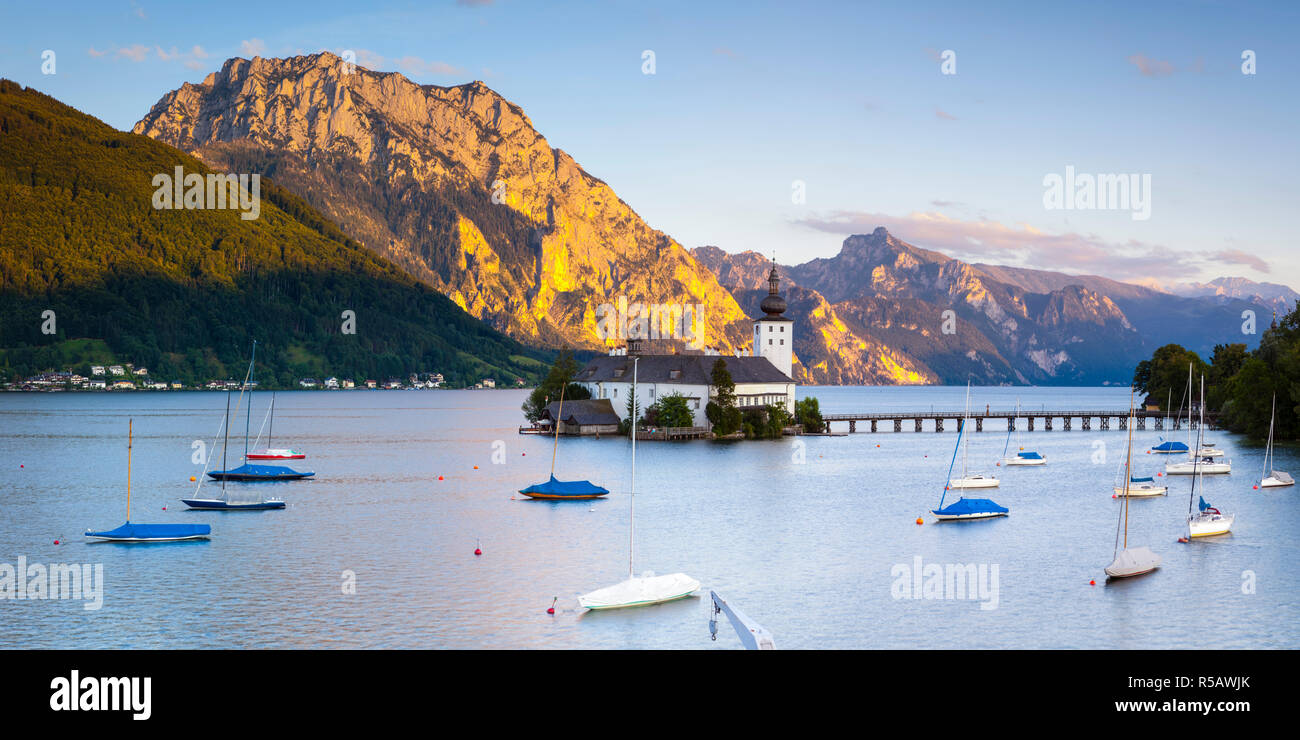 Schloss Ort am Traunsee, Gmunden, Salzkammergut, Oberösterreich, Österreich Stockfoto