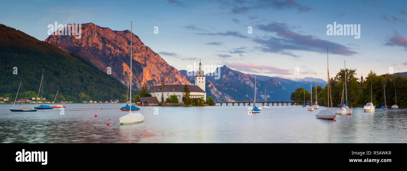 Schloss Ort am Traunsee, Gmunden, Salzkammergut, Oberösterreich, Österreich Stockfoto