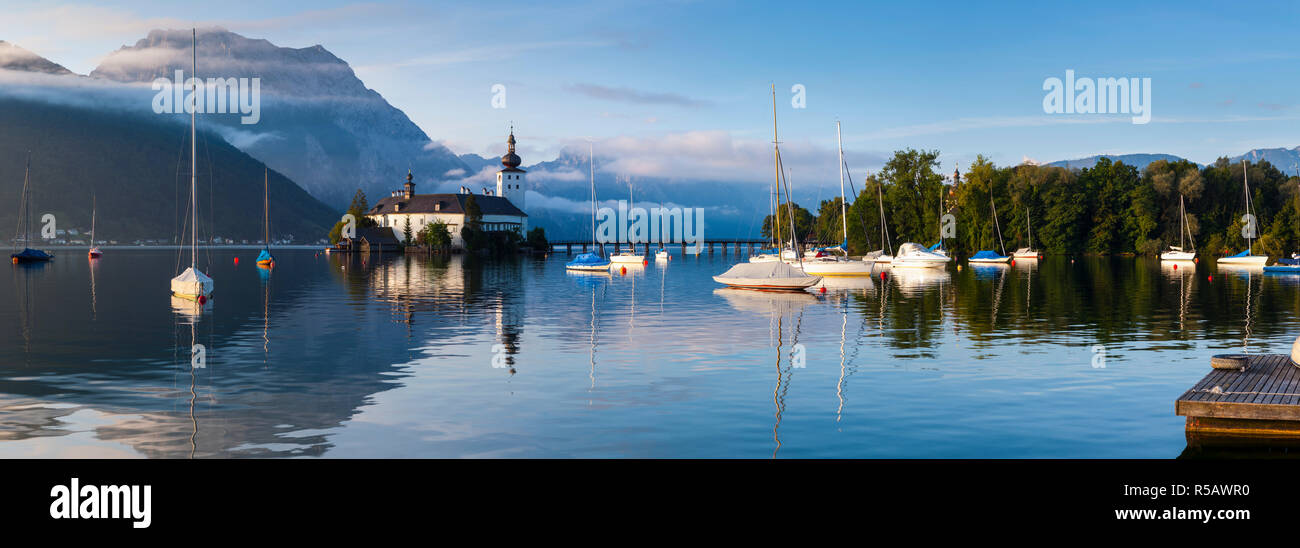 Schloss Ort am Traunsee, Gmunden, Salzkammergut, Oberösterreich, Österreich Stockfoto