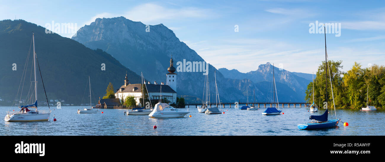 Schloss Ort am Traunsee, Gmunden, Salzkammergut, Oberösterreich, Österreich Stockfoto