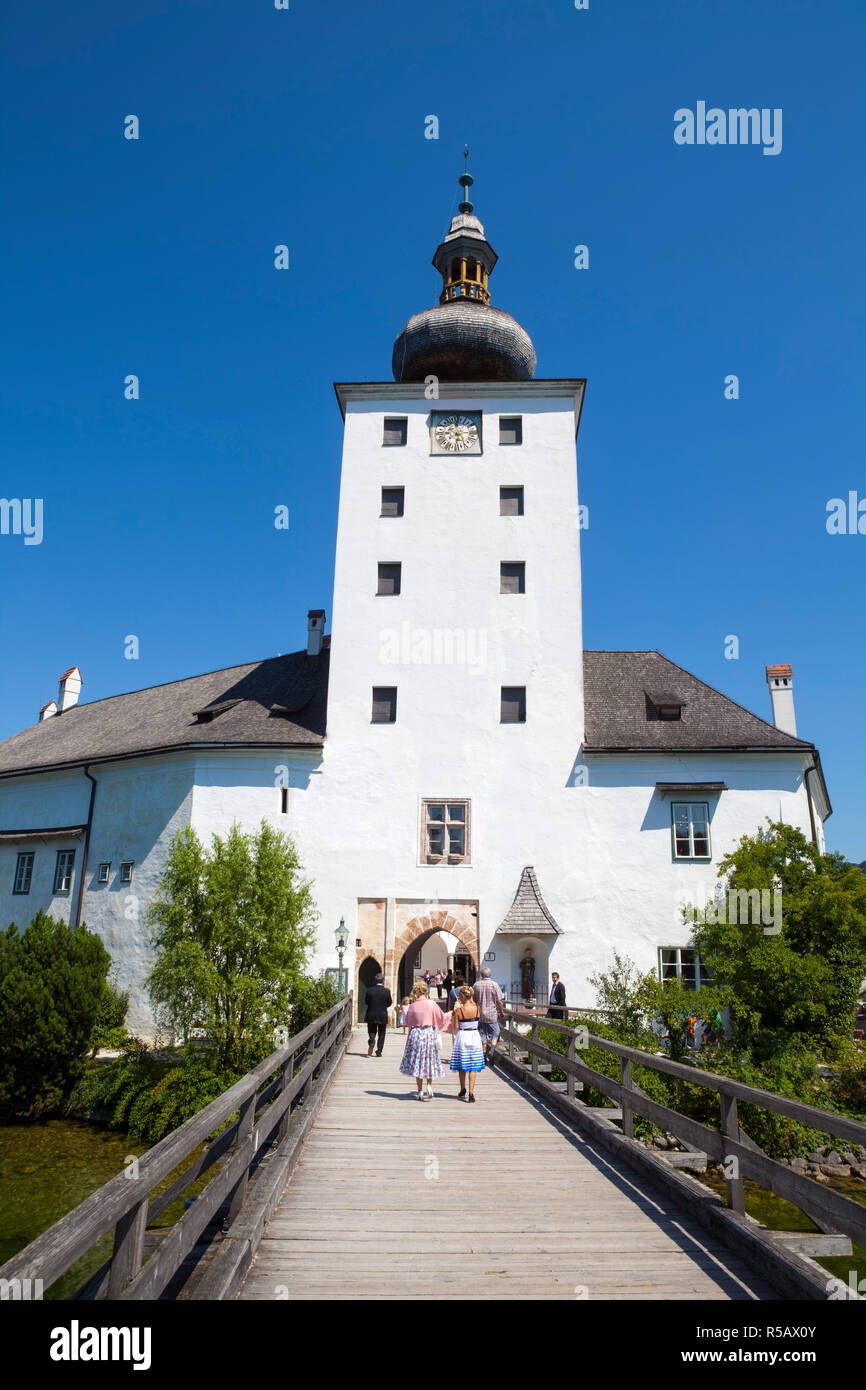 Schloss Ort am Traunsee, Gmunden, Salzkammergut, Oberösterreich, Österreich Stockfoto