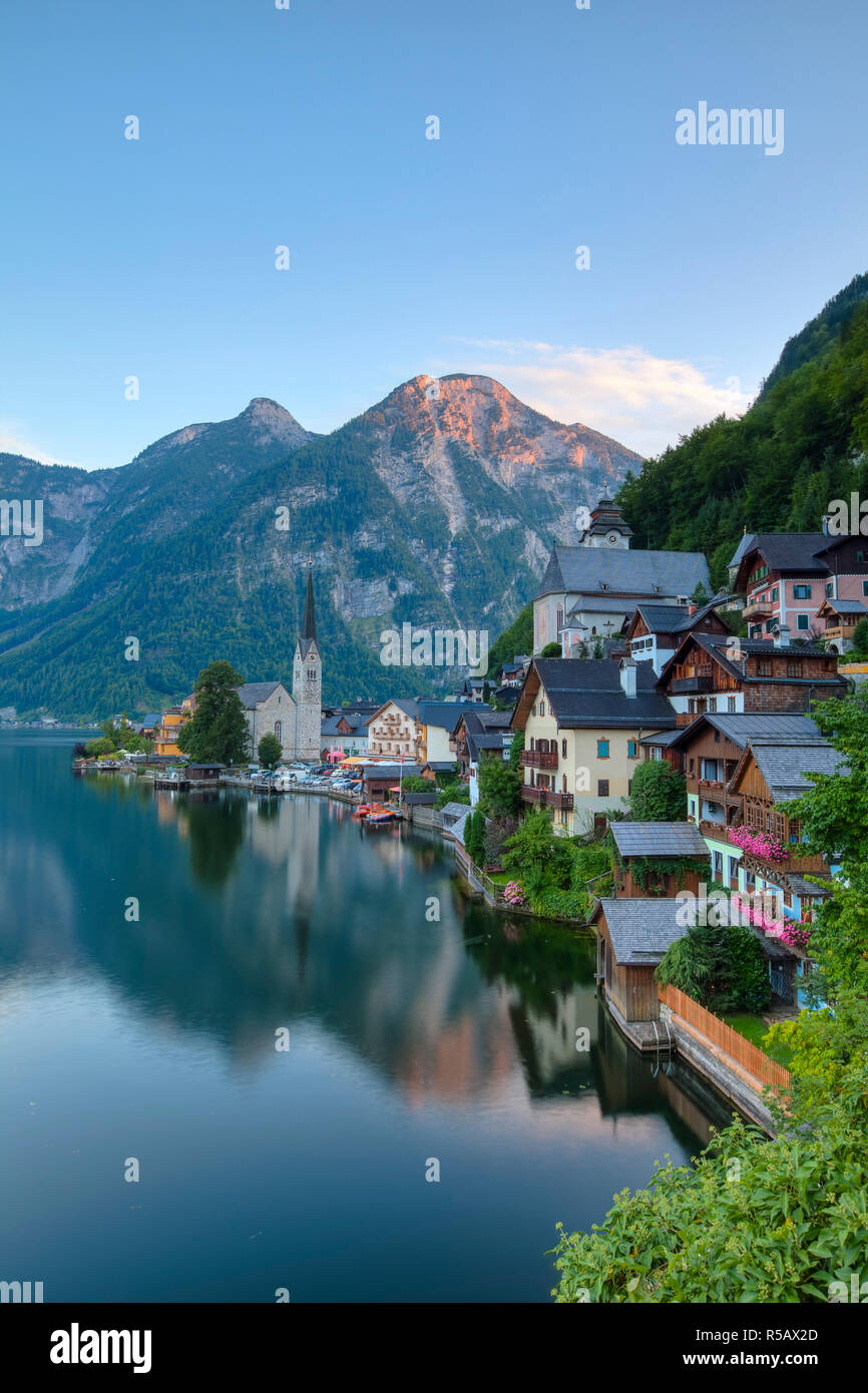 Hallstatt, Hallstattersee, Oberosterreich, Oberösterreich, Österreich Stockfoto