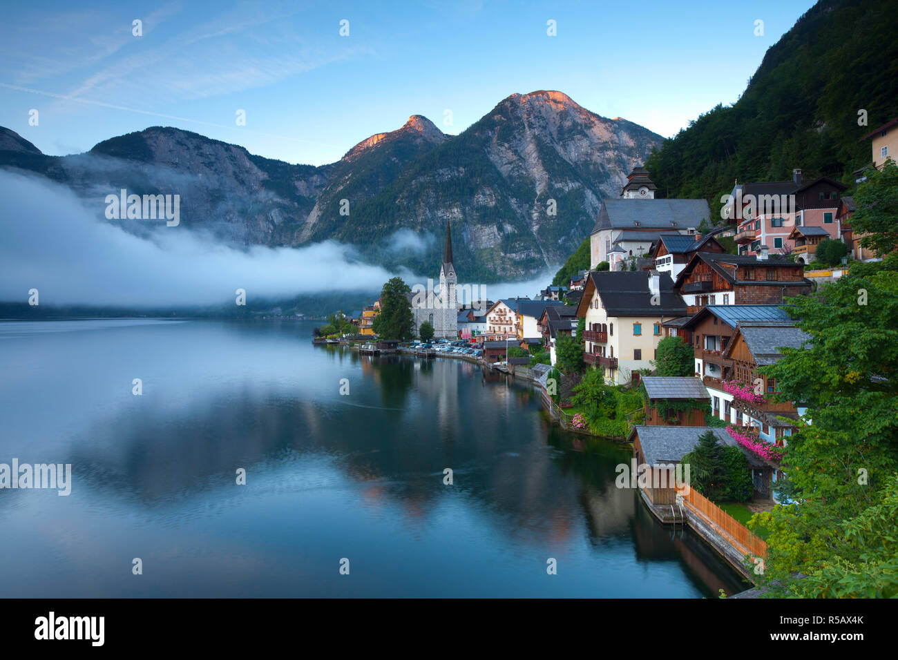 Hallstatt, Hallstattersee, Oberosterreich, Oberösterreich, Österreich Stockfoto