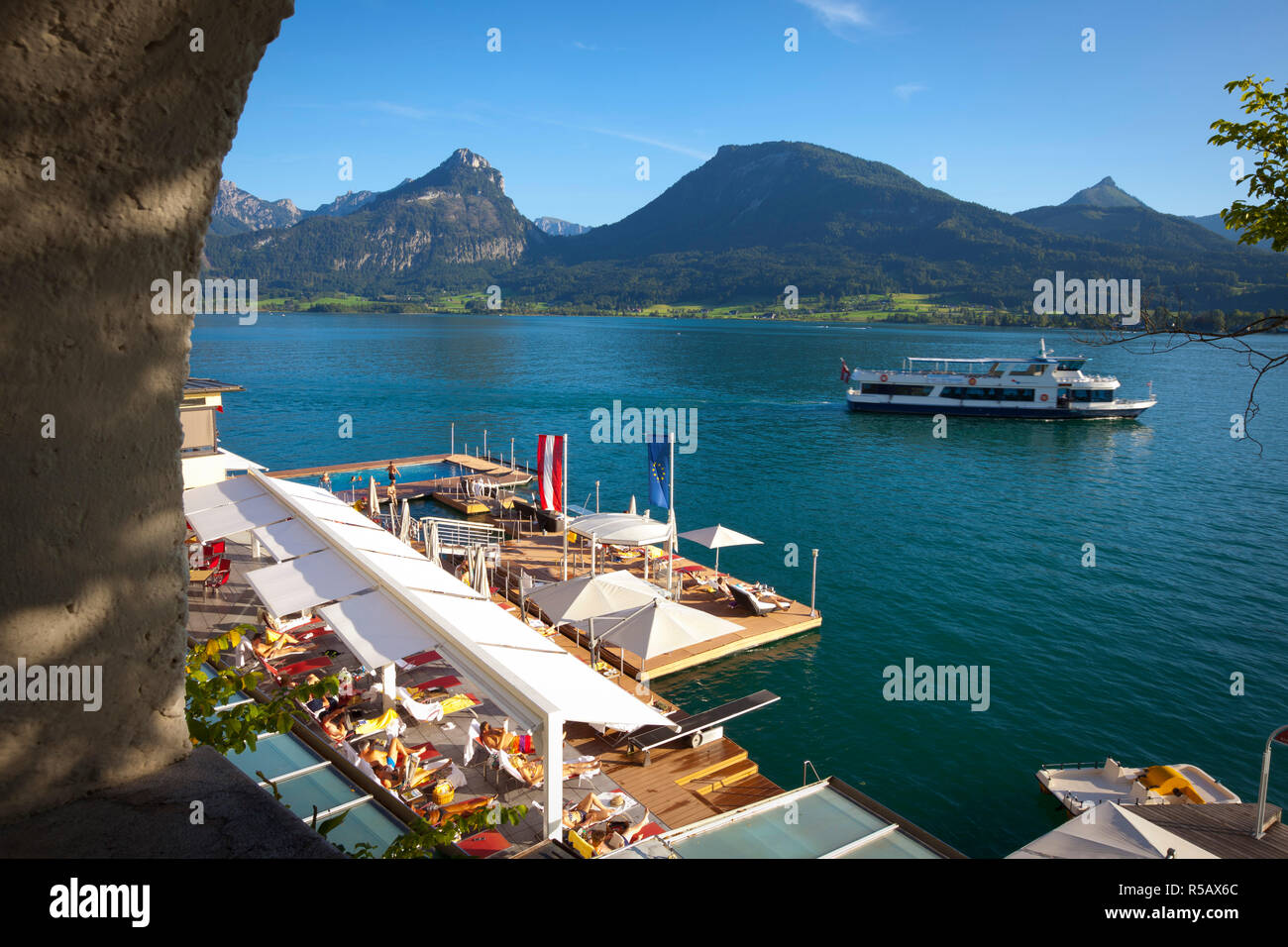 St. Wolfgang, Wolfgangsee, Flachgau, Oberösterreich, Österreich Stockfoto