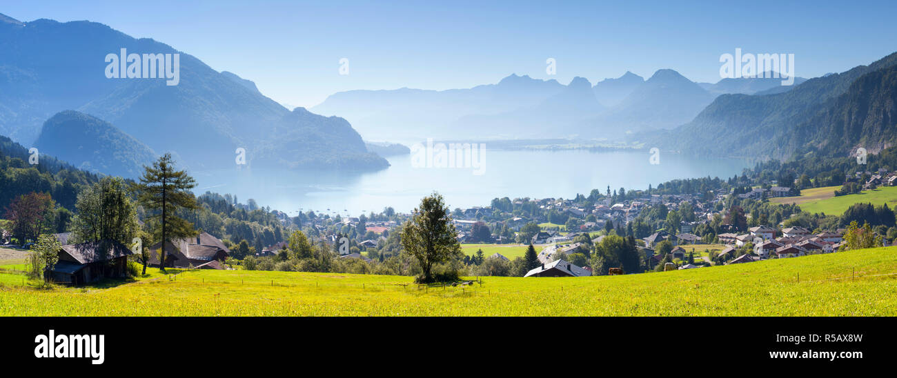 St. Gilgen, den Wolfgangsee, Flachgau, Salzburger Land, Österreich Stockfoto