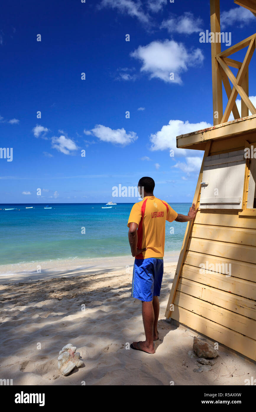 Karibik, Barbados, Holetown Strand Stockfoto