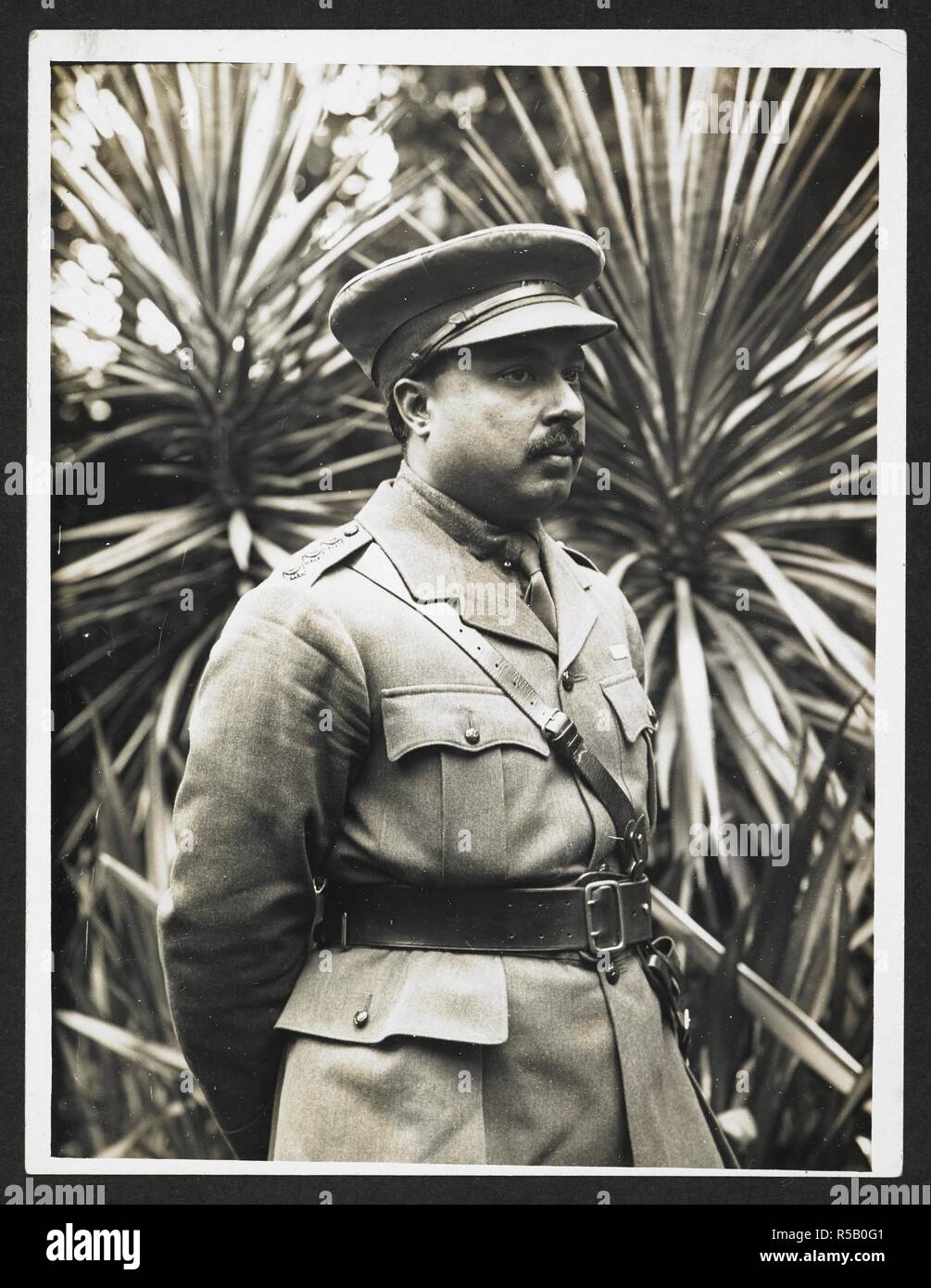 Der Maharadscha von barwani in Frankreich [Lille]. 31. Juli 1915. Aufzeichnung der indischen Armee in Europa während des Ersten Weltkrieges. 20, 31, Juli 1915. Gelatine Silber gedruckt. Quelle: Foto 24 / (181). Autor: Dhaka, H. D. Stockfoto