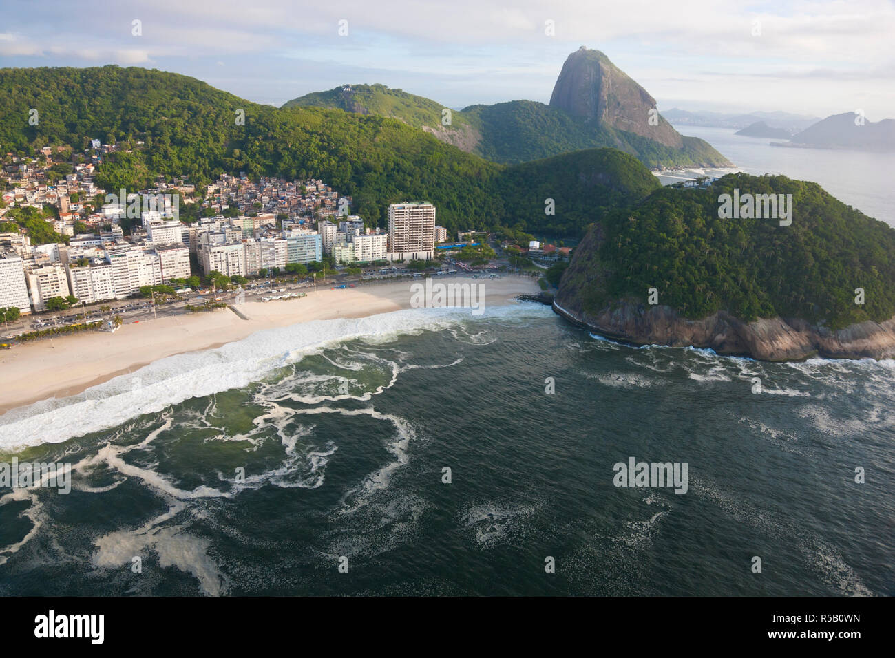 Strand von Ipanema, Rio De Janeiro, Brasilien. Stockfoto