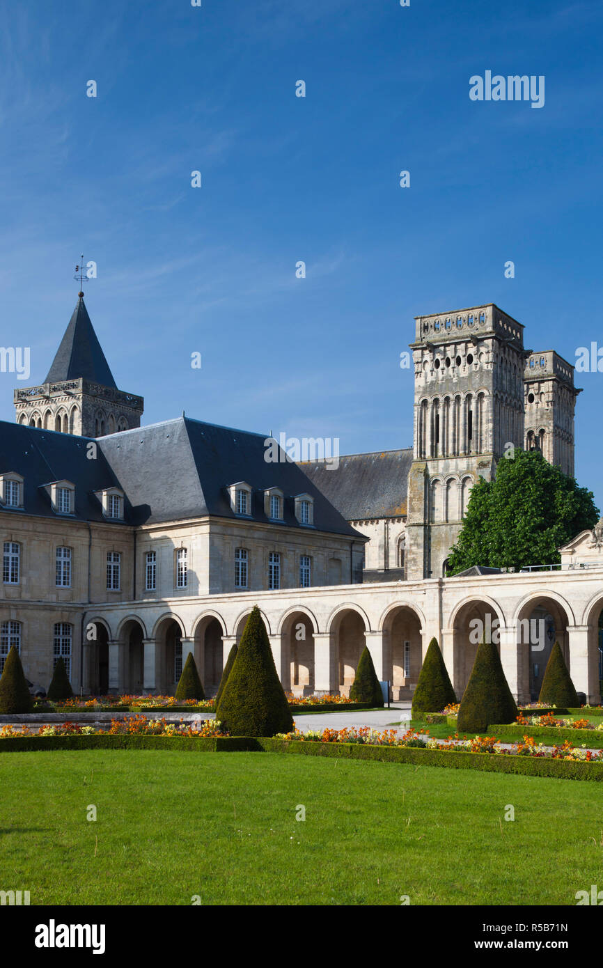 Frankreich, Normandie, Calvados Abteilung, Caen, Abbaye Aux Dames Abtei und die Kirche Eglise De La Trinite Stockfoto