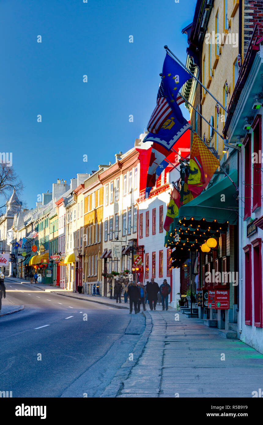 Kanada, Quebec, Quebec City, Vieux Quebec oder Alten Quebec Stockfoto Kanada, Quebec, Quebec City, Vieux Quebec oder Alten Quebec Stockfoto