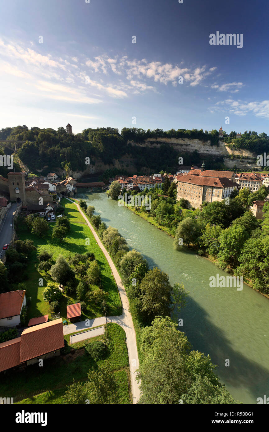Schweiz, Freiburg, Altstadt Stockfoto