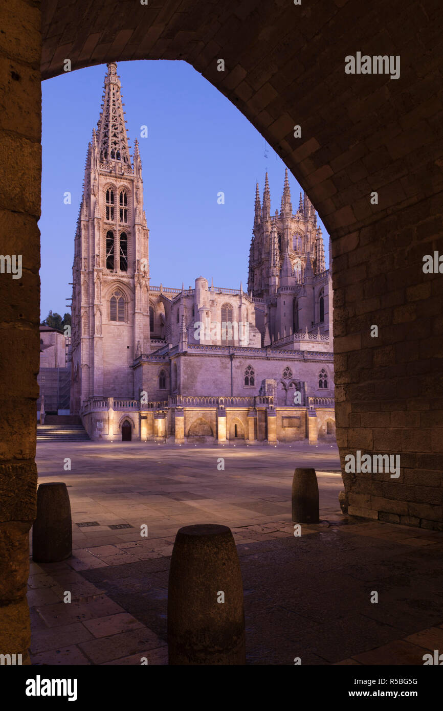Spanien, Region Castilla y León, Burgos Provinz, Burgos, Kathedrale von Burgos Stockfoto