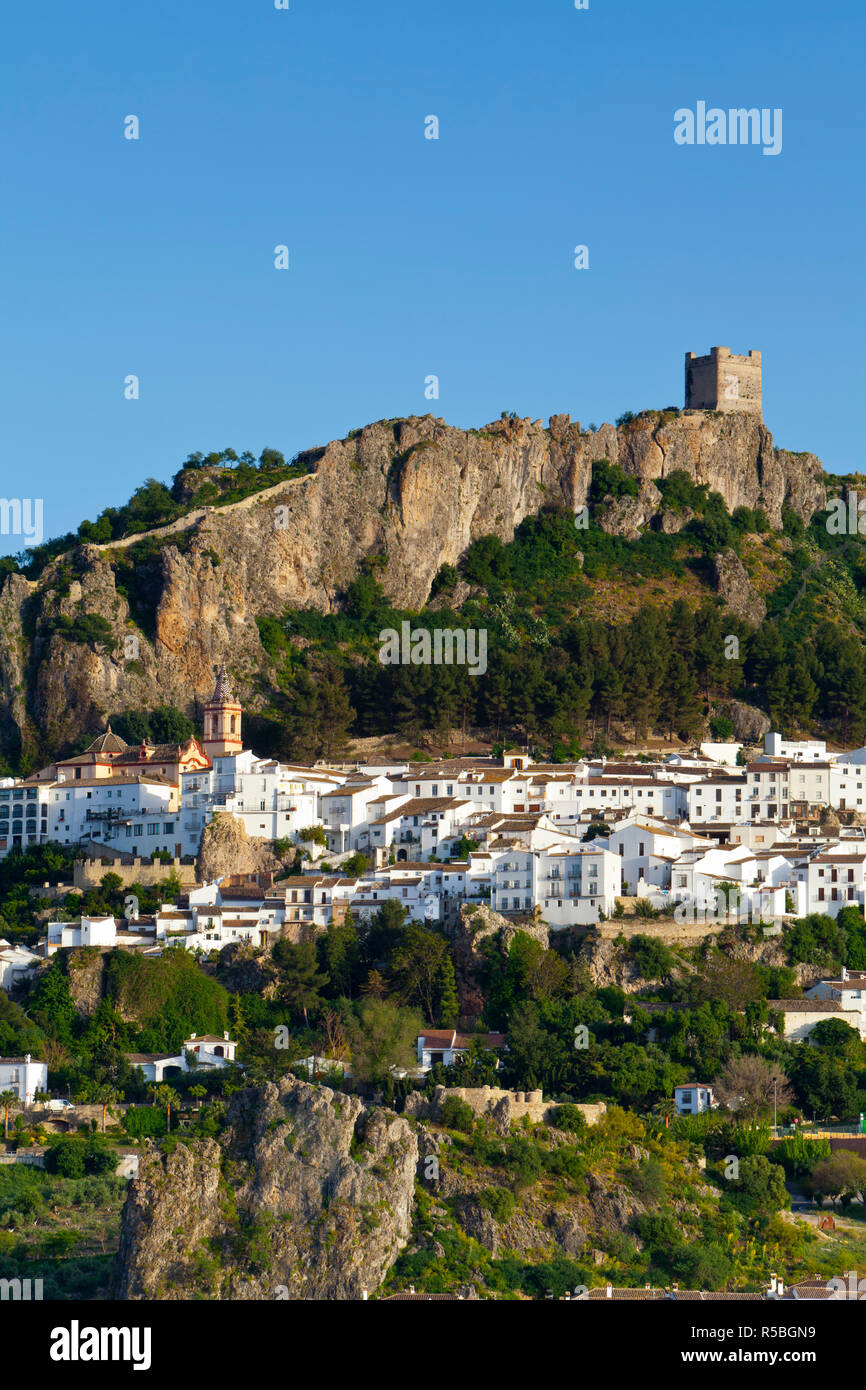 Zahara de la Sierra, Zahara de la Sierra, Provinz Cadiz, Andalusien, Spanien Stockfoto