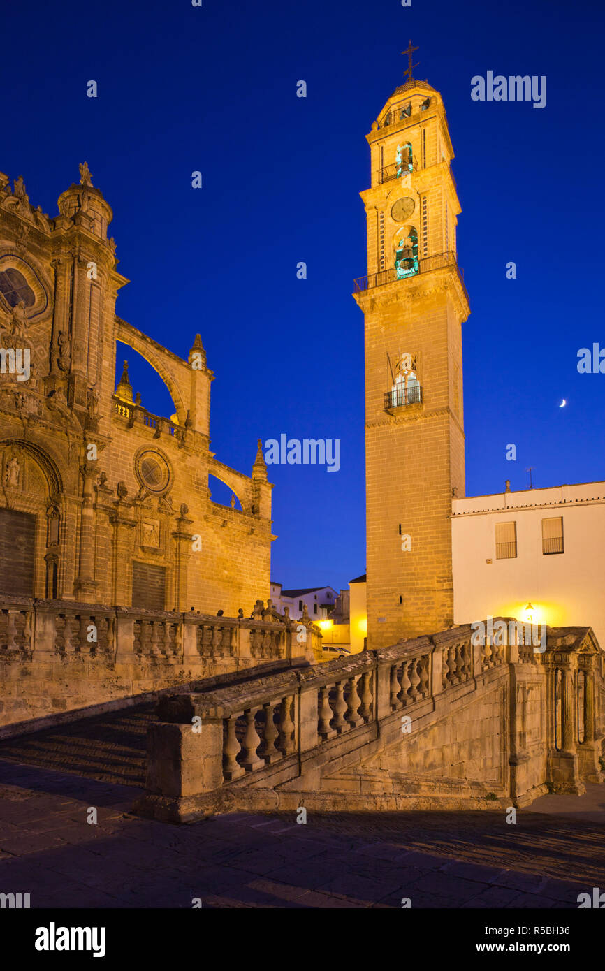 Spanien, Andalusien, Provinz Cadiz, Sherry, Jerez de la Frontera, Catedral de San Salvador Kathedrale Stockfoto